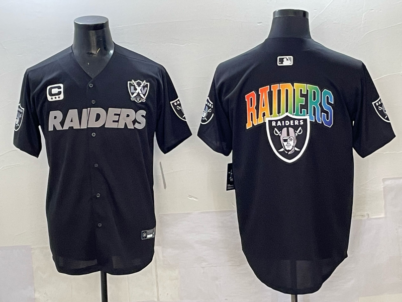 Men Oakland Raiders blank Black Nike 2025 Limited NFL Jersey 011